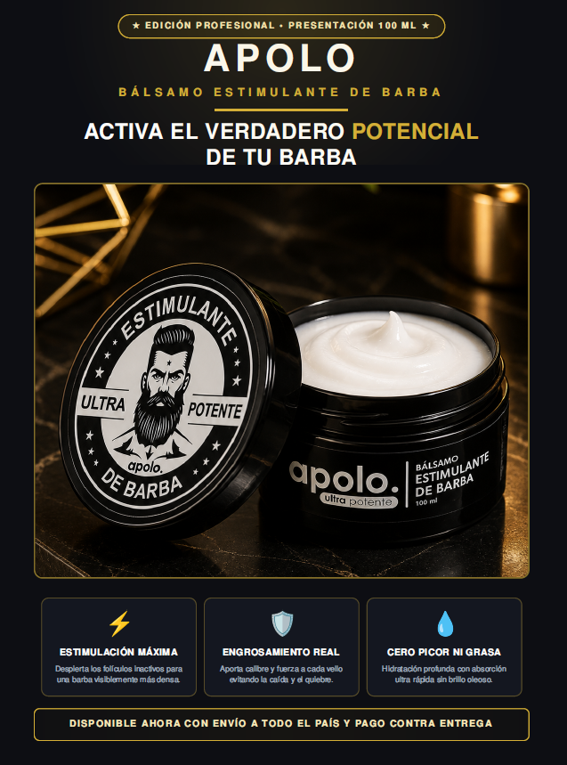 APOLO,BALSAMO ESTIMULANTE DE BARBA