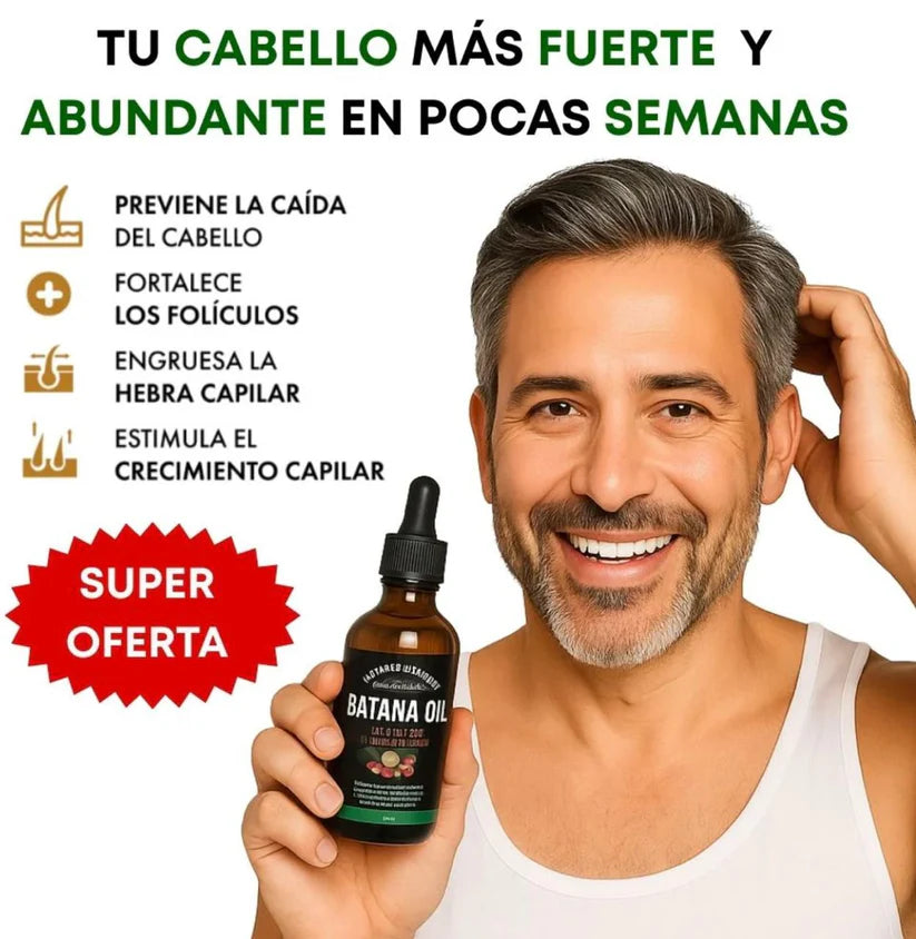 Aceite Batana™ 100% Puro con Romero y Maca Nutritivo Estimula el Crecimiento Capilar y Restaura el Cabello Dañado